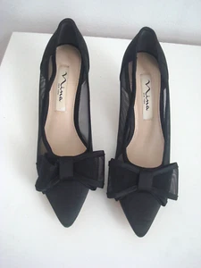 Nina's women's black formal dress shoes Heel 3"  U S  Size 5 M EUR 35 - Picture 1 of 7