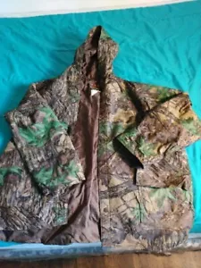 Stearns Dry Wear Men’s Camo Hunting Hooded Jacket XXL Realtree - Picture 1 of 5
