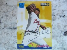 Braves Terrell Wade Signed Autographed 1995 Collector's Choice SE Rookie Mint