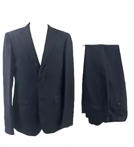 Traje Hombre Sartoriale Made IN Italy Azul Fresco Lana Slim D7 48 Muelle Verano - Imagen 1 de 14