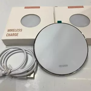 Für Samsung Galaxy S24 FE 2024 Schnell 15W Wireless Ladegerät Tragbares Ladepad - Bild 1 von 11