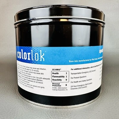 ColorLok **YELLOW** OFFSET PRINTING INK OIL BASED 5 LBS PANTONE # 7406 YELLOW - Image 1 of 4