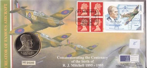 1995 - GB - 150 centenary The birth of  R J Mitchell  - FDC con moneda - Picture 1 of 2