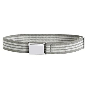 Buyless Fashion Kids Toddlers Baby Adjustable Elastic Stretch Belt Silver Buckle - Picture 1 of 252