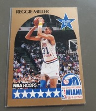 REGGIE MILLER NBA CARD HOOPS 1990-91 AS # 7 INDIAN PACERS