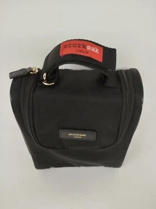 Small Storksak Baby Changing Bag Accessory Pack 19x 23x 10cm- Black & Gold- VGC - Picture 1 of 7