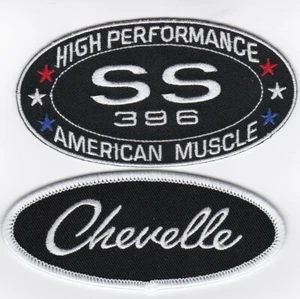 CHEVY SS 396 CHEVELLE SEW/IRON ON PATCH BADGE EMBROIDERED CHEVROLET - Bild 1 von 1