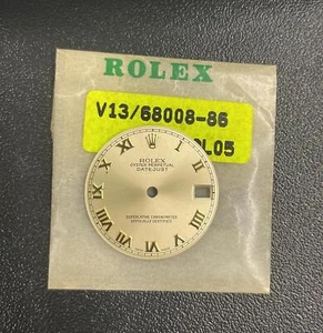 Original Dial Rolex Datejust Size 24mm Champagne, Roman Gold Numerals- Quadrante - Picture 1 of 1