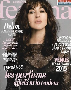 VERSION FEMINA n°710 09/11/2015 Monica Bellucci/ Spécial parfums/ Alain Delon - Imagen 1 de 7