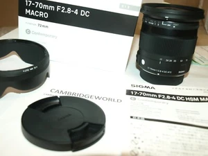 SIGMA 17-70mm F2.8 COMTE DC HSM ZOOM LENS f PENTAX NEW in FACTORY BOX & HOOD - Picture 1 of 3