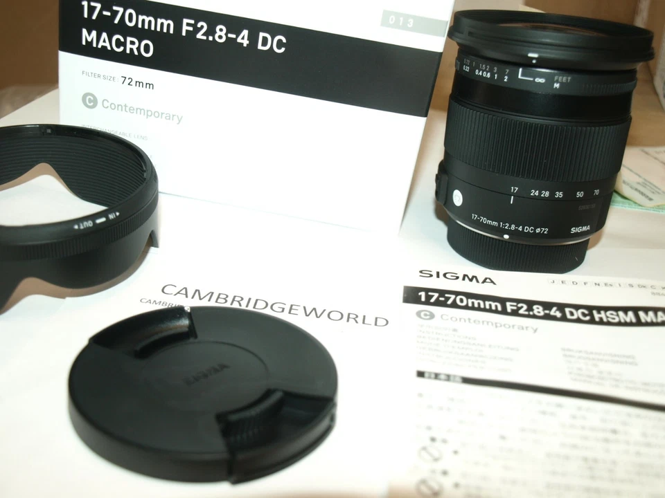 SIGMA 17-70mm F2.8 COMTE DC  HSM ZOOM LENS f PENTAX NEW in FACTORY BOX & HOOD - Image 1 of 3