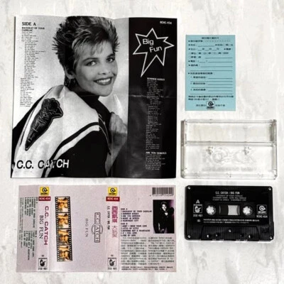 C.C. Catch 1988 Big Fun Taiwan Edition Cassette Tape with Promo Insert & Card - Image 1 of 4