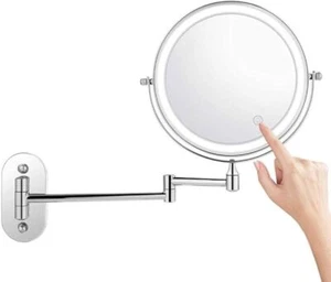 LED Beleuchtet wunderschöne Kosmetikspiegel Schminkspiegel rasieren Nomal 10Fach - Bild 1 von 14