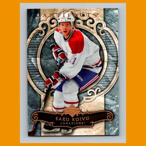 Tarjeta de hockey Saku Koivu #32 2007 artefactos de cubierta superior Montreal Canadiens NHL CASI NUEVA - Imagen 1 de 3