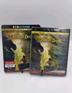 The Jungle Book (4K UHD+Blu-ray+Digital +Slipcover, 2016) Factory Sealed - Picture 1 of 7