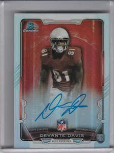 2015 BOWMAN CHROME #RCRA-DD DEVANTE DAVIS AUTOGRAPH ROOKIE RC UNLV 9105 - Picture 1 of 1