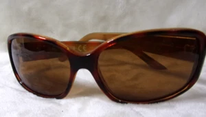 Steve Madden Brown Tortoise Shell Women's POLARIZED Sunglasses S1081P TSGD - Picture 1 of 6