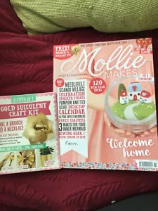 BRAND NEW MOLLIE MAKES CRAFT MAGAZINE ISSUE 61 COMPLETE WITH GIFTS - Picture 1 of 4
