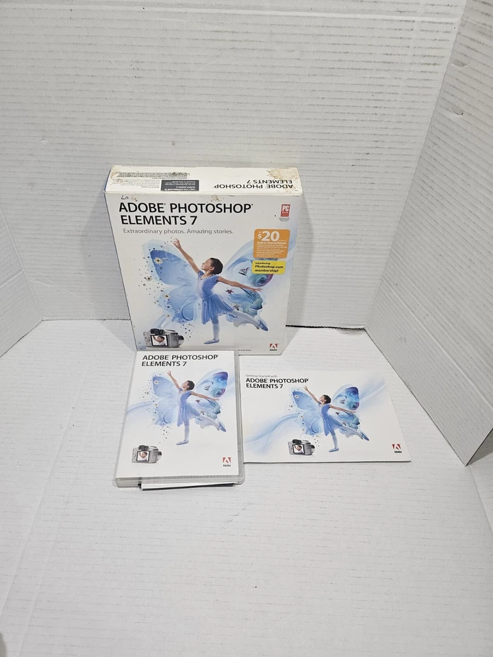 Adobe Photoshop Elements 7 With Serial Number - Image 1 of 1