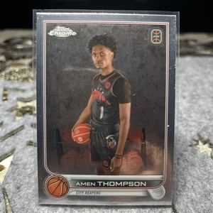2023 Topps Chrome OTE Overtime Basketball - #1 Amen Thompson Rookie - Bild 1 von 2