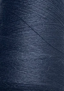 Job lot knitting crochet yarn wool cone Linen/Wool/Polyester 1-2ply Navy P8351 - Picture 1 of 3