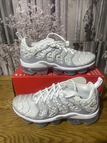 NIKE AIR VAPORMAX PLUS GRIGIO UOMO TAGLIA UK 8 5 EUR 43 (924453 106)
