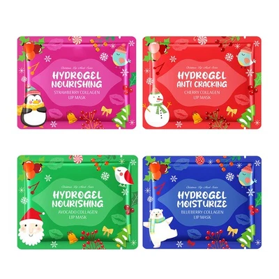 Увлажняющая маска для губ в рождественском стиле набор из 10 шт. - Изображение 1 из 4
