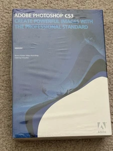 Adobe Photoshop CS3 Windows + Training Video DVD & Serial Number - Picture 1 of 4
