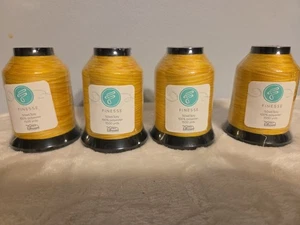 Grace Finesse Quilting Thread - Lemon Zest. Set Of 4 Spools All Brand NEW! - Picture 1 of 3