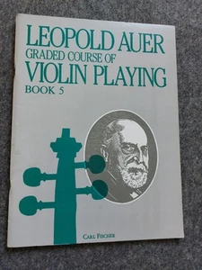 Leopold Auer Graded Course Of Violin Playing - Book 5 Carl Fischer - Picture 1 of 4