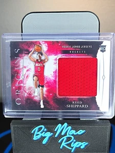 2024-25 Panini Origins Reed Sheppard #RJJ-RSH Rookie Jumbo Jerseys Red Rockets - Picture 1 of 2