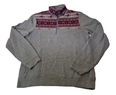 Prince and Fox  Pullover Sweatshirt  1/4 Zip Women's High Neck Size Large - Image 1 of 4