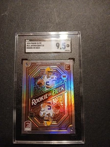 2024 Donruss Elite Rookie sul ponte #16 Jayden Daniels Rookie ROTY SGC 9,5 - Foto 1 di 2