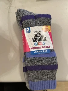 Kodiak Girls Thermal Socks Size Large (4-10) - Picture 1 of 4