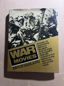 WAR MOVIES by Brock Garland 1987 FIRST EDITION hardcover HCDJ HOLLYWOOD HISTORY - Bild 1 von 3