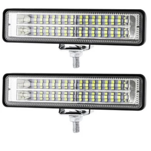 Sturdy Aluminum Design 2X 6Inch LED Work Light Bar for Offroad Truck SUV ATV - Picture 1 of 10
