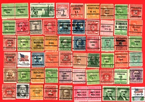 U. S. Precancel Stamps Used with COIL LINE PAIRS, POSTAGE DUE😊113 - Picture 1 of 1