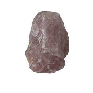 Cristal de cuarzo rosa crudo grado A - piedra de cuarzo rosa 15 oz 3-4" - Imagen 1 de 9