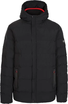 Trespass Habbton Padded Waterproof Black Jacket Windproof Size XXL - Image 1 of 4