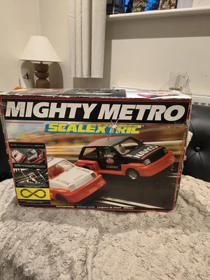 Scalextric Mighty Metro Racing Set Vintage 1980s - Image 1 of 4