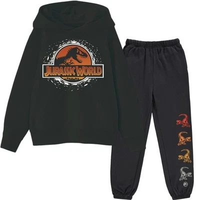 Jurassic Park Boys Jurassic World Hoodie and Jogger Set for Youth Boys Sizes 4-7 - Image 1 of 4