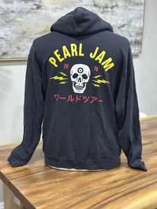 Pearl Jam 2018 World Tour Black Full Zip Hoodie XL - Bild 1 von 8