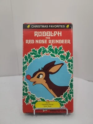 VTG RUDOLPH THE RED NOSE REINDEER CHRISTMAS FAVORITES ANIMATED CARTOON VHS - Image 1 of 4