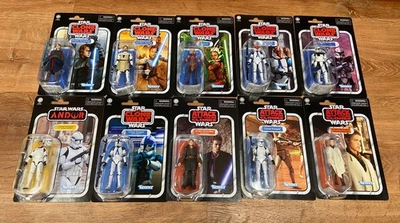 Star Wars The Vintage Collection Clone Wars Prequels Action Figure Lot Hasbro - Image 1 of 4