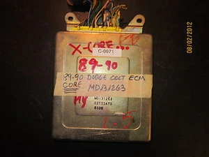 *CORE 1989-90 DODGE COLT ECM # MD131263 *NON-WORKING Control Module (C-0071) - Picture 1 of 2