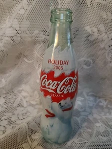Coca-Cola Bottle Holiday 2005 Plastic Wrapped Empty - Picture 1 of 6