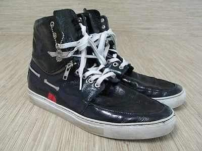 Creative Recreation Negro Convertible Cuero Prendas para el torso Altas Para Hombre US 13 EUR 47 Zapatos Foto 1 de 4