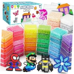 31000 5mm Fuse Beads Kit - 48 Colors, Christmas Arts and Crafts for Kids, - Picture 1 of 7