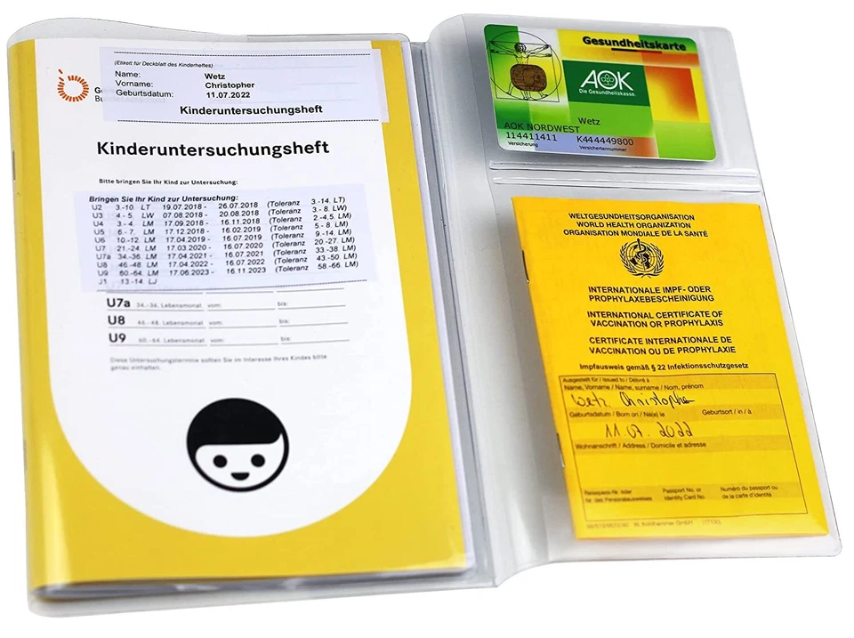 OLGS Custodia per quaderno a U trasparente 3 pezzi | Custodia per quaderno per esami per bambini - Immagine 1 di 1