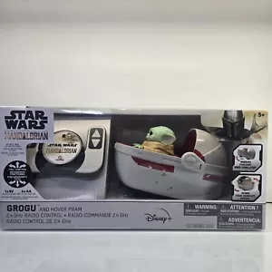 Star Wars The Mandalorian Grogu and Hover Pram Radio Control New - Picture 1 of 23